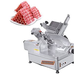 Coupe-viande électrique semi-automatique 220 mm pour poisson, saucisses, fromage et viande congelée – Idéal pour les restaurants - Product Image 1