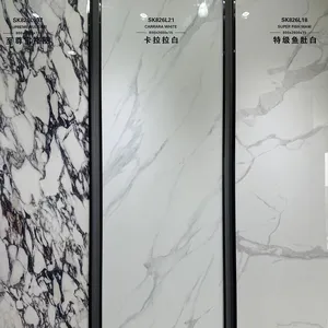 Luxury 800x2600x15mm Sintered Stone Marble Porcelain Slab Kitchen Counter Top Island Bar Counter Top