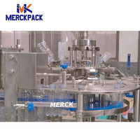 Machine de remplissage automatique de bouteilles à moteur PLC électrique haute précision pour l'eau pure et les bouteilles en verre dans l'industrie de l'emballage des boissons