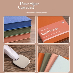 Cuaderno de Oficina de Alta Calidad, Diseño Personalizado, Imitación Piel, Tamaños A5 y B5, Ideal para Regalo Empresarial - Product Image 3