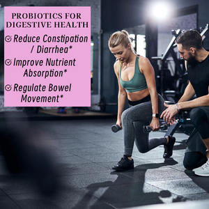 Complément alimentaire pour l'équilibre de la flore intestinale pour femmes et hommes, avec poudre de polyphénols de pomme, bâtonnets de gelée enzymatique amincissants, fourni par l'usine - Product Image 5