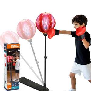 Nouveauté Jouets sportifs pour enfants Intérieur Extérieur <span class=keywords><strong>Sac</strong></span> <span class=keywords><strong>de</strong></span> frappe réglable pour enfants avec support Ensemble <span class=keywords><strong>de</strong></span> <span class=keywords><strong>sac</strong></span> <span class=keywords><strong>de</strong></span> <span class=keywords><strong>boxe</strong></span> Jouet avec LED pour garçons et filles - Product Image 1