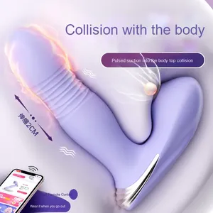 Hot Sale Luxury Adult Toy Remote Control Wearable Panty <b>Vibrators</b> Juguetes Sexuales G-spot Suck <b>Vibrator</b> Adult Products - Product Image 3