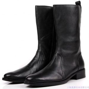 Men's Winter Autumn Waterproof Cow Leather Chukka/Tooling <b>Boots</b> Height Increasing - Product Image 3
