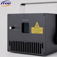 Lumière laser LED RGB DMX512 PUB-5 activée par le son pour DJ, discothèque, bar, scène