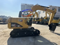 Nouvelle pelle hydraulique sur chenilles Caterpillar CAT 307 de 7 tonnes, modèle 2024, pour travaux de construction, moteur 792 heures.
