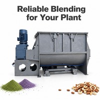 Mélangeur à ruban horizontal pour poudres sèches – Équipement de mélange pour usine de transformation de farine, amidon, sucre, sel et épices