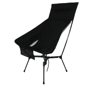 كرسي للتخييم قابل للطي عالي الجودة بظهر عالٍ وإطار على شكل حرف X من سبائك الألومنيوم للاستخدام الخارجي - Product Image 1