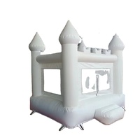 Maison gonflable de videur de château sautant rose gonflable de vente directe d'usine avec la double glissière