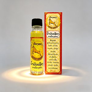 Huile corporelle rafraîchissante aux herbes traditionnelles Gold Serow, améliore la circulation sanguine et le bien-être corporel - Product Image 4