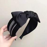 Bandeau personnalisable à nœud en strass pied-de-poule |   Directement de l'usine |   Accessoires de cheveux chic pour le bureau