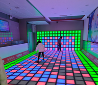 Jeu de sol interactif Cheerfun en acier inoxydable avec éclairage LED interactif pour enfants et adultes - Divertissement intérieur
