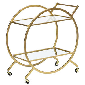 Moderne Luxe Stijl Bar Serveerwagen Nieuwe Luxe Hotels <span class=keywords><strong>Trolley</strong></span> Meubelen Item Voor Thuis Bar Metalen Serveerwagen - Product Image 4