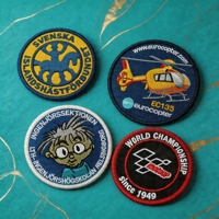 Patch brodé personnalisé toutes formes, multicolore, en sergé, pour veste streetwear, sac à dos, chapeau, décoration, prix usine OEM