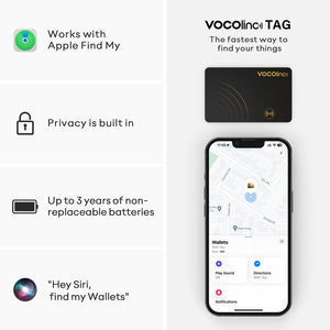 VOCOlinc 2025 Smart Findmy GPS Tracker & Locator Sport Fitness uhr für Frauen und Männer mit IOS Wallet Bag Tracking-Funktionen - Product Image 2