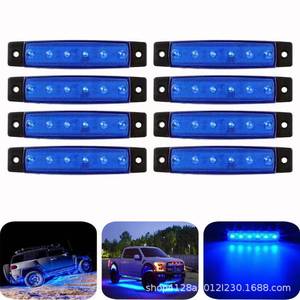 <b>Led</b> Side <b>Light</b> 6LED <b>Red</b> Green 12-24V Truck Trailer Turn Signal Lamp Plastic For Retrofit Upgrade - Product Image 2