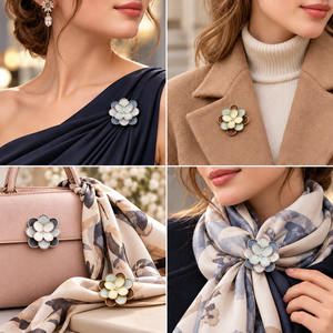 <span class=keywords><strong>Broche</strong></span> magnétique personnalisée en métal sans épingle, motifs Cœur, Fleur, Abeille, pour manteau, écharpe, sac, fixation solide, logo personnalisé, utilisation quatre saisons - Product Image 5