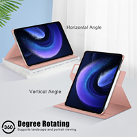 Étui de protection rotatif à 360° en PU avec support pour stylet pour tablette MI Pad 6 / MI Pad 6 Pro 11 pouces – Vente en gros