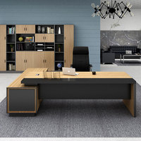Executive Ceo Manager Desk Set moderno ufficio capo scrivania L a forma di scrivania