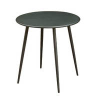 Table basse d'extérieur carrée et rectangulaire en fer forgé, style moderne et minimaliste, pour salons de thé et magasins de thé au lait, blanc et noir, usage commercial