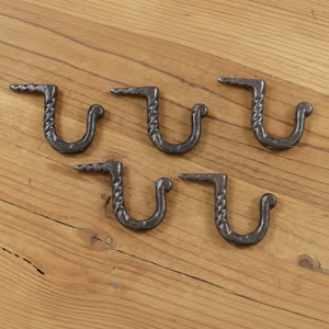 ตะขอเหล็กติดผนังขนาด40มม. ตะขอติดเล็บตะขอเหล็กเหล็กหล่อ - Product Image 1