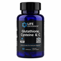Capsules de glutathion, cystéine, vitamine C, soutien immunitaire, acides aminés, 90 unités, sans gluten, non-OGM, prix d'usine, marque privée, OEM
