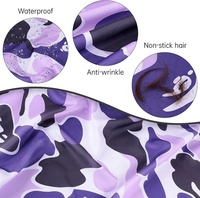 Beckon Custom Cape de Coiffure Professionnelle Imperméable en Polyester avec Encolure Élastique