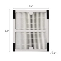 Filtre à charbon HEPA 2 pièces adapté pour Idylis IAP-10-100 Idylis IAP-10-150 AC-2119 modèle # IAF-H-100A IAFH100A purificateur d'air