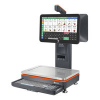 Balance de pesage de haute qualité Superwin à écran capacitif avec reconnaissance IA pour les marchés de légumes avec prise en charge OEM/ODM