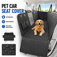 Housse de siège auto imperméable pour chien, en Oxford 600D, hamac pour siège arrière, antidérapant, résistant aux rayures, protection pour voitures et SUV