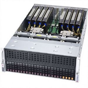 Serveur Ultra Micro Supermicro AS-4124GS-TNR 4U pour le développement de l'intelligence artificielle, processeur GPU 64 Go, ordinateur rack en stock - Product Image 1