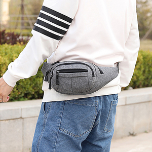 Bon marché, nouveau design, sacs d'extérieur unisexe à 4 fermetures éclair pour téléphone Oxford - Product Image 2