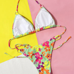 YY5883 Nouveau maillot de bain deux pièces sexy en string personnalisé avec motif de fille nue mignonne pour femmes, fabrication de maillots de bain, service OEM, bikinis - Product Image 3