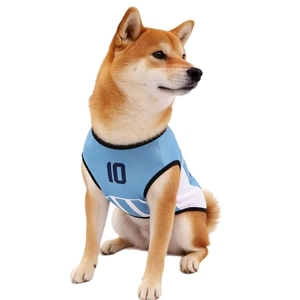 Cute Letter Pattern Jerseys Breathable Polyester Blend Pet National Football Team <strong>Dog</strong> Vest Soccer Shirts Comfortable 4xl - Product Image 5