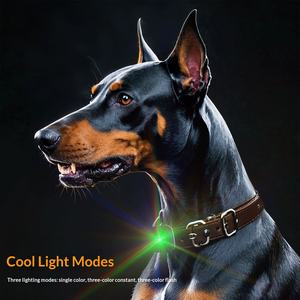नए सुविधाजनक चमकदार ip65 वाटरप्रूफ लंबे धीरज के लिए पालतू बार्किंग स्टॉपर स्मार्ट प्रशिक्षण कॉलर कंपन कुत्ता - Product Image 1
