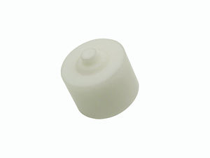 FDM 3D yazıcı aksesuarları için beyaz POM CNC işlenmiş kasnak düşük sürtünme tasarımı - Product Image 2