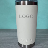 Gobelet isotherme en acier inoxydable écologique de 20 oz avec couvercle, personnalisable avec logo, pour le camping, le café, les voyages
