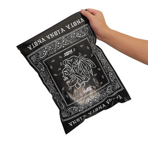 Custom printed compostable plastic poly mailer courier delivery mailing flyer packaging bags