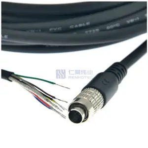 12-core power trigger Cable Hirose HR10A-10P-12S Compatible with Daheng gray point GIGE CCD industrial cameras