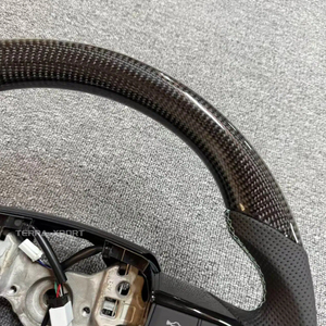 พวงมาลัยคาร์บอนแท้ Toyota CE CUSTOM สำหรับรถยนต์ prado 120 150 yaris tacoma lc79 4runner mark x chr 79 series hiace - Product Image 4