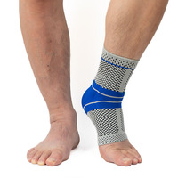 Spot Vente en gros Cheville Brace Silicone Pad Support Respirant Sport Chaussettes Cheville Soutien
