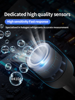 Détecteur de fuite de réfrigérant infrarouge Aikesi pour l'entretien de la climatisation automobile, écran LCD, protection IP67, réfrigérant R454b, 1 an
