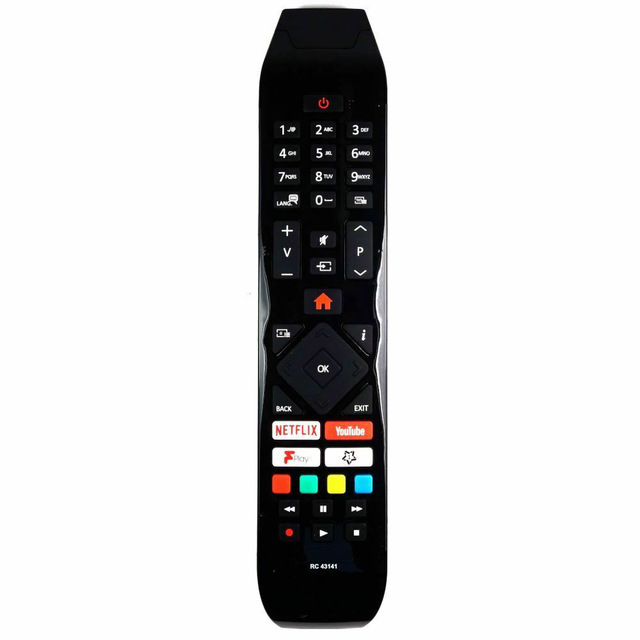 FOXRMT Replacement Hitachi RC43141 Remote Control Fit for Hitachi Smart LED TVs