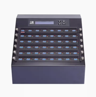 Duplicador de Discos Duros Externos y Unidad Flash USB 3.0 Todo en Uno de 8/16/24/40 Puertos con Detección de Datos Compatible con SSD NVMe