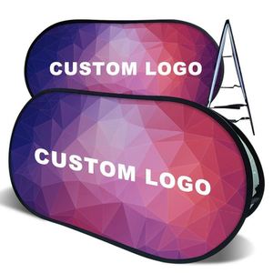OEM Design Portable Horizontal Pop-up Folding Banner Stand Custom Printing for Outdoor Advertising in Sports Events - Product Image 3