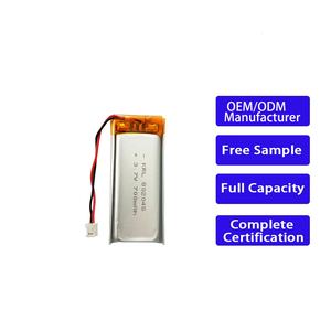 メーカー製リポバッテリー <span class=keywords><strong>3</strong></span>.7v 802045 700mAh パウチ型リチウムポリマー電池 GPS追跡ハンドヘルドラベルプリンター用 - Product Image 1