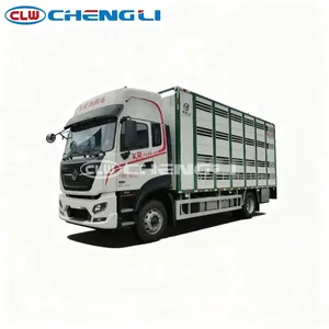 Camión de transporte de ganado HOWO 4x2 20-25T, transportador de animales para ganado vacuno, cerdos, ovejas y aves de corral, con carrocería ventilada, en venta. - Product Image 4