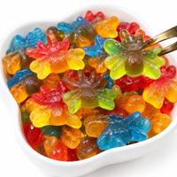 Bonbons Gommeux Halal en Forme d'Araignée, Bonbons Gélifiés Halal en Gros, Bonbons Gommeux Aigres, Bonbons et Confiseries en Gros, Boîte de Bonbons