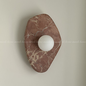 Lámpara de pared con pantalla de cristal E27, fuente de luz LED para sala de estar, dormitorio, pasillo, balcón, estilo vintage - Product Image 2
