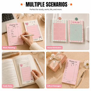 Colorful To Do List <b>Memo</b> <b>Pads</b> Custom Printed Sticky Notes Weekly Planner Notepads Stationery for Office School Daily Planning - Product Image 3